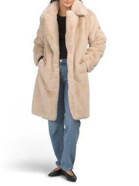 SAM. Long Faux Fur Coat